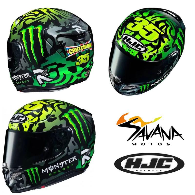 Capacete HJC RPHA 11 Monster Crutchlow Special Tri-Composto